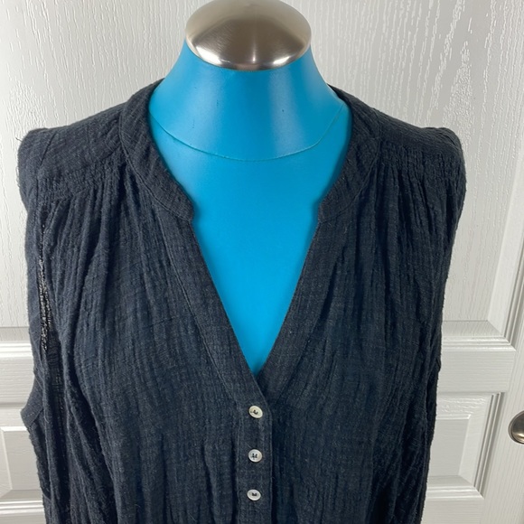 SEAFOLLY Textured Button Front Swing dress size large - Picture 2 of 7